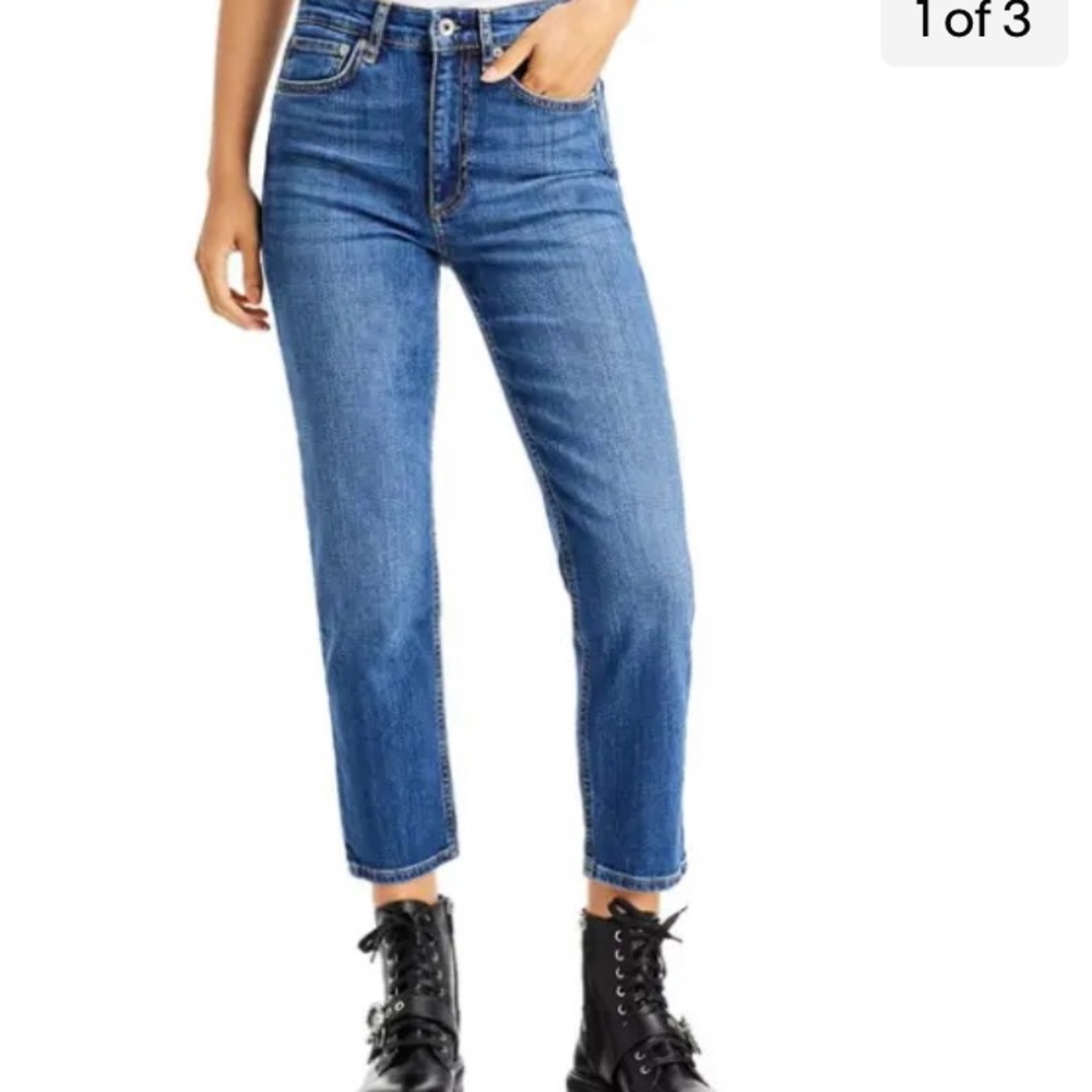 Rag & Bone Nina High Rise Ankle Cigarette Jean